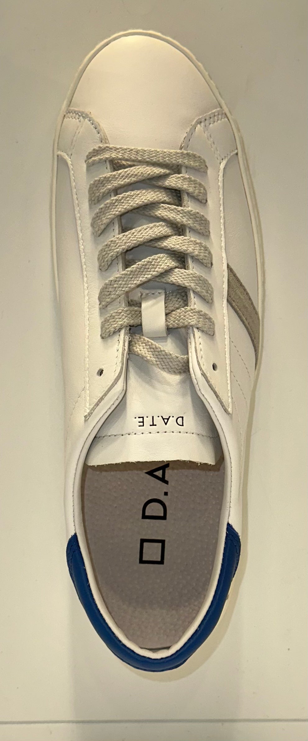 D.A.T.E. Hillow Calf White-Bluette