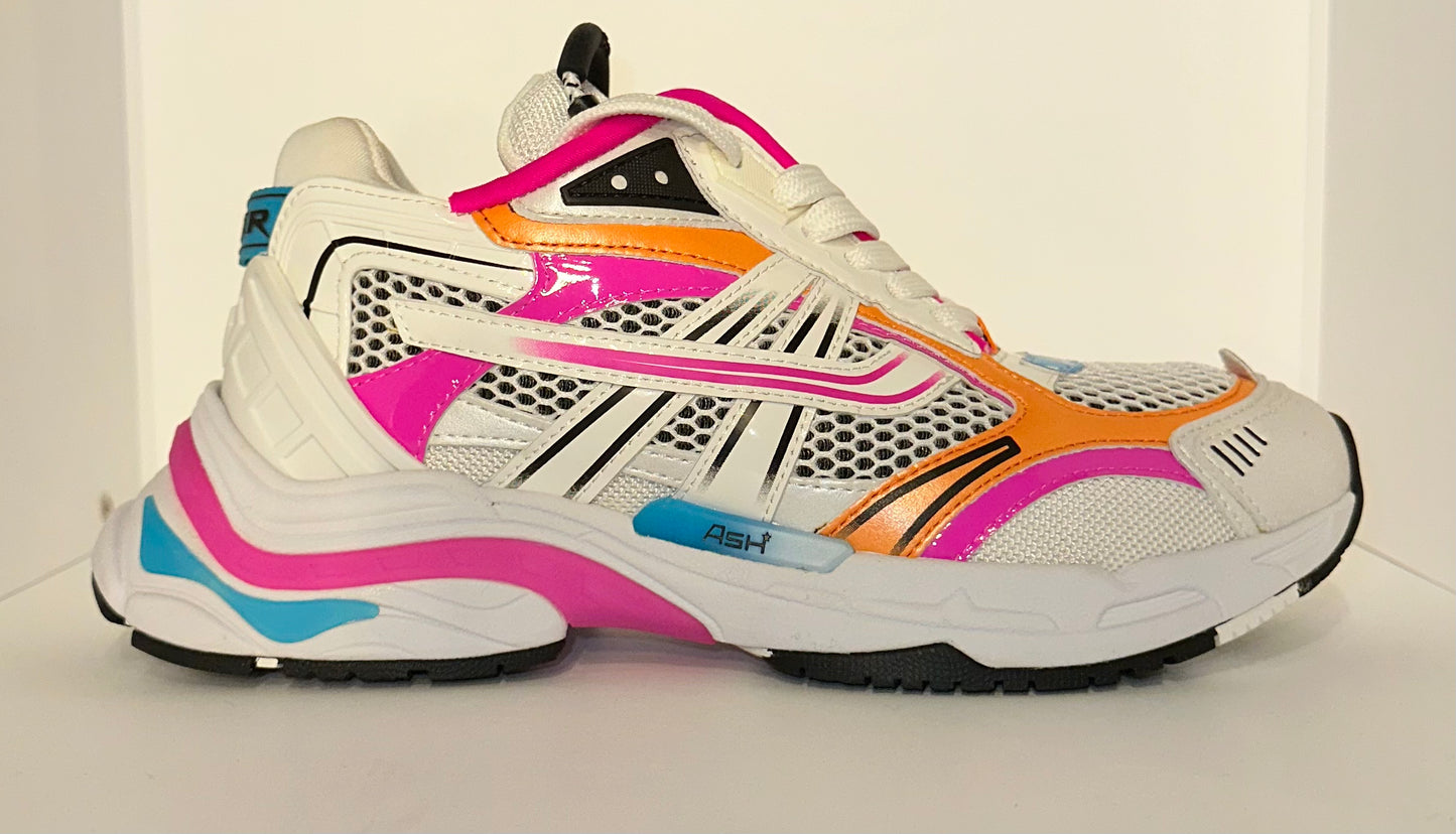 ASH Race fuxia white black