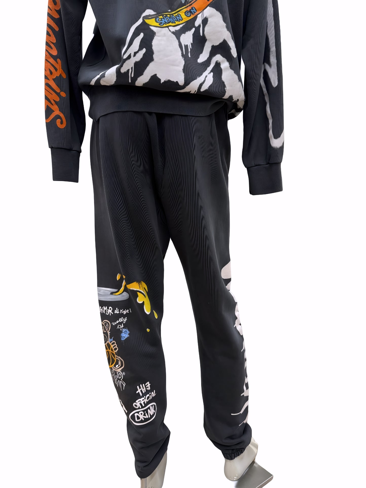Disclaimer Pantaloni Jogger– Grafica Street “Mountain” Unisex