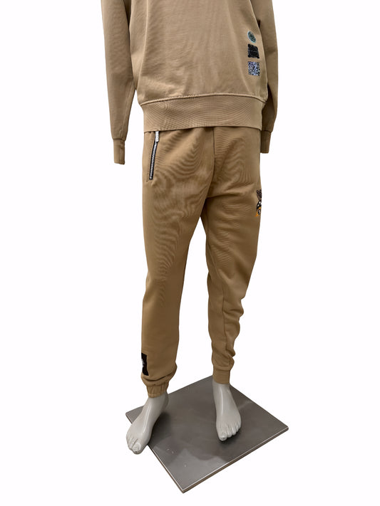Disclaimer Pantaloni Jogger Beige – Coordinato Mountain & Yeti Unisex