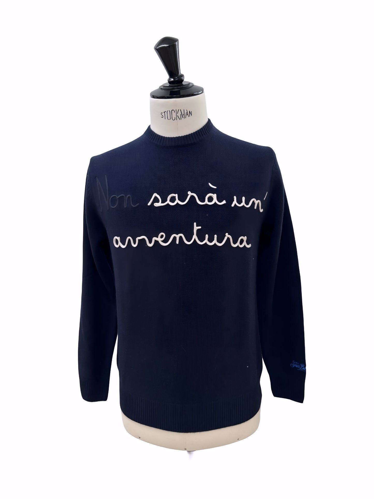 Saint Barth maglione Blu Navy – “Non sarà un’avventura” Unisex