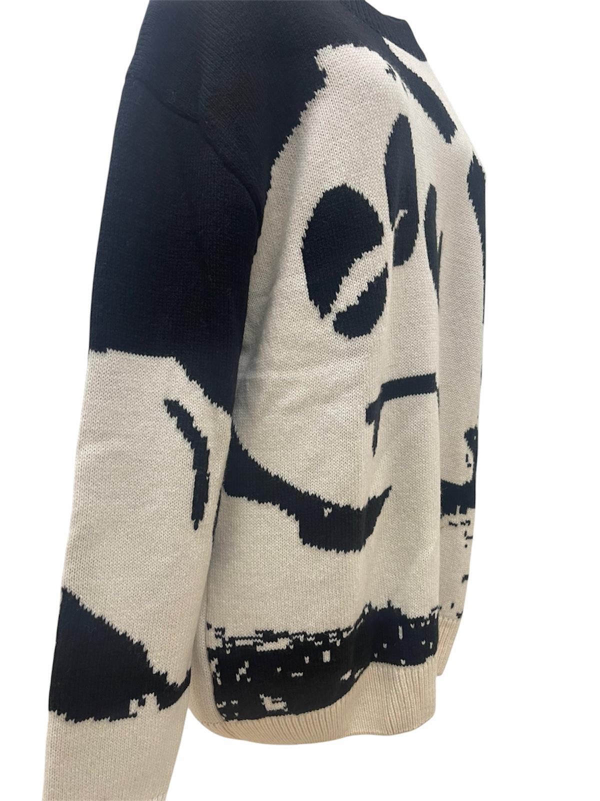 Barrow Maglione Oversize Bianco e Nero