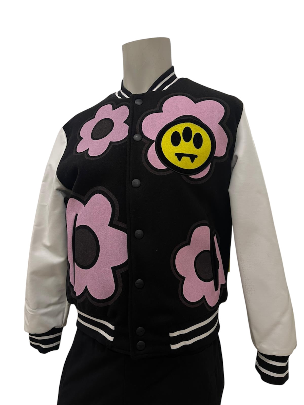 Barrow Giacca Varsity con Applicazioni Floreali