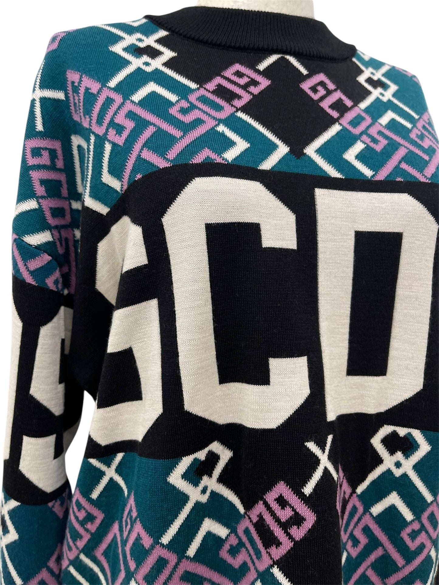 GCDS Maglione Multicolor con logo