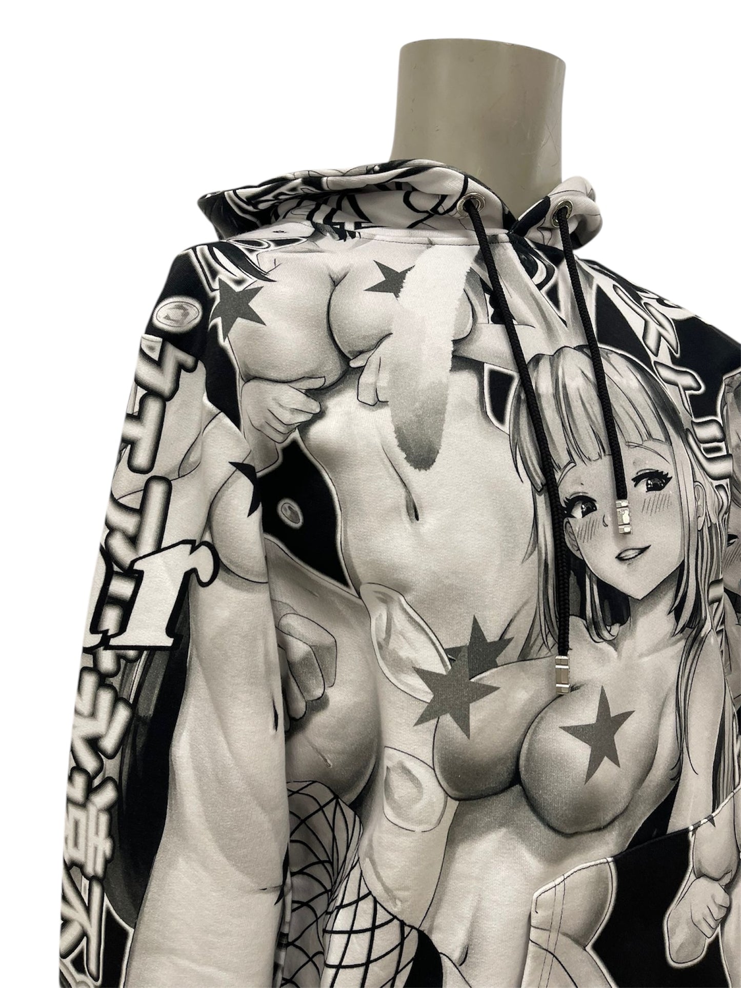 GCDS Felpa Hoodie Manga Girl All Over