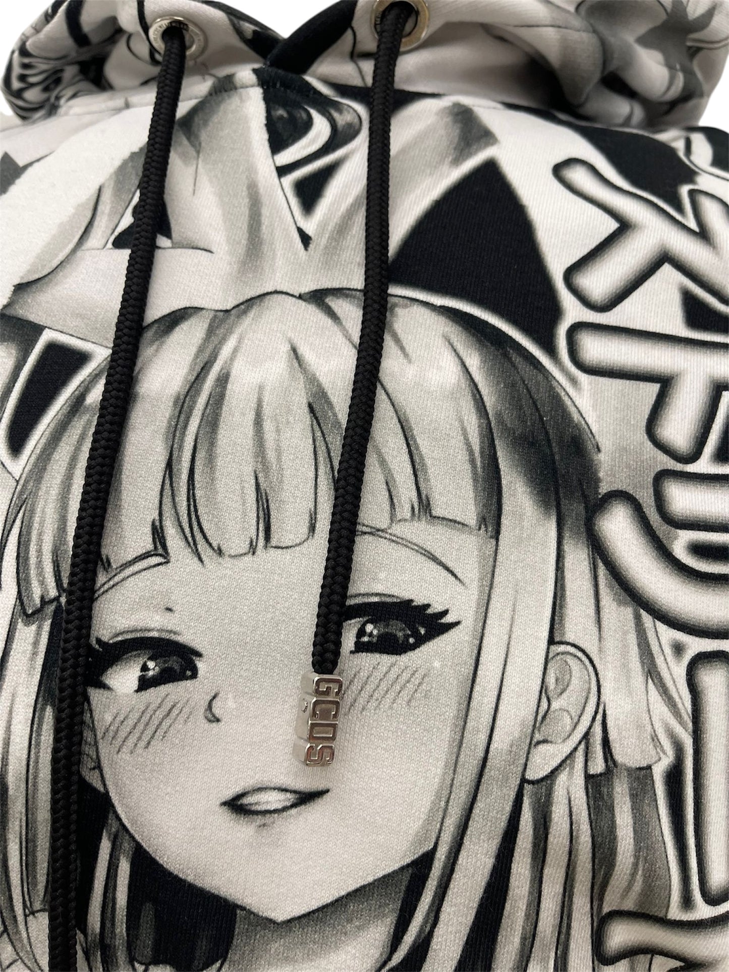 GCDS Felpa Hoodie Manga Girl All Over