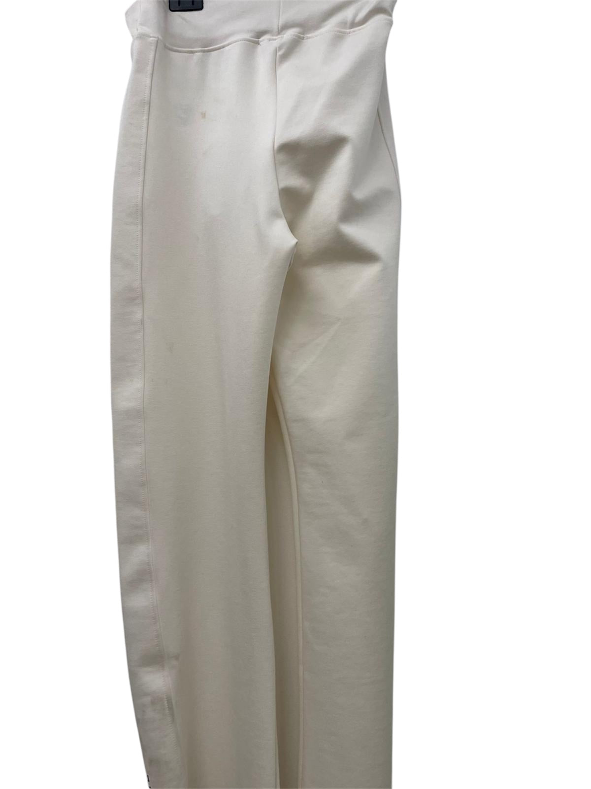 HINNOMINATE Leggings bianchi con apertura in fondo