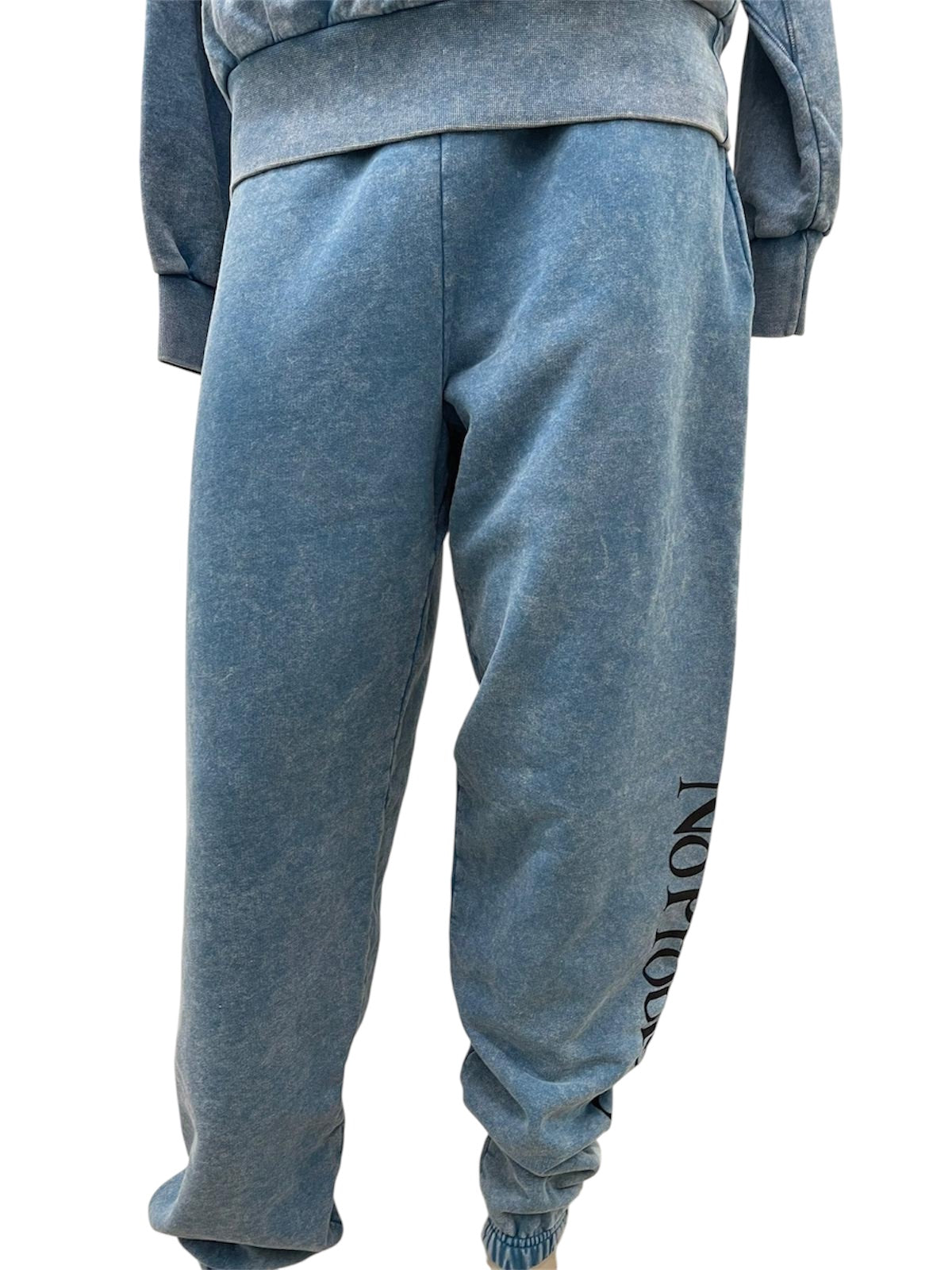 Aries Pantaloni tuta blu vintage “No Problemo”