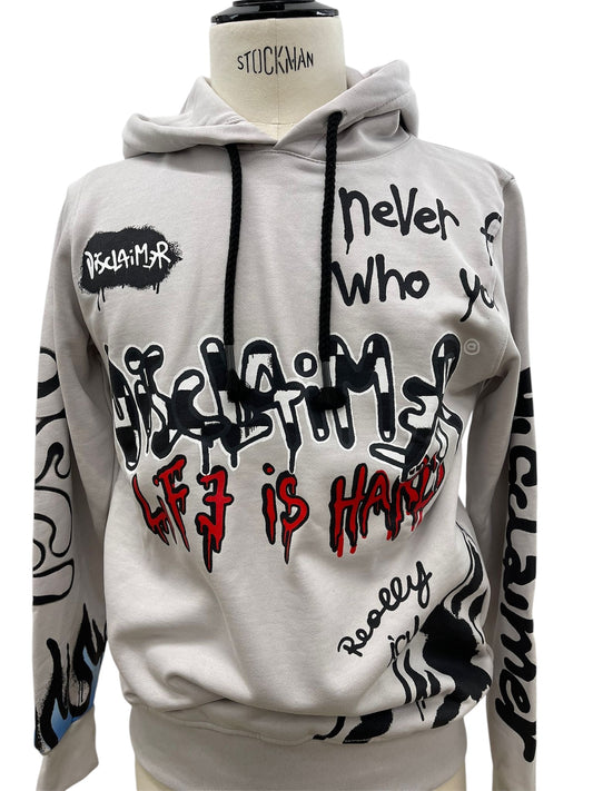 Disclaimer Felpa con cappuccio