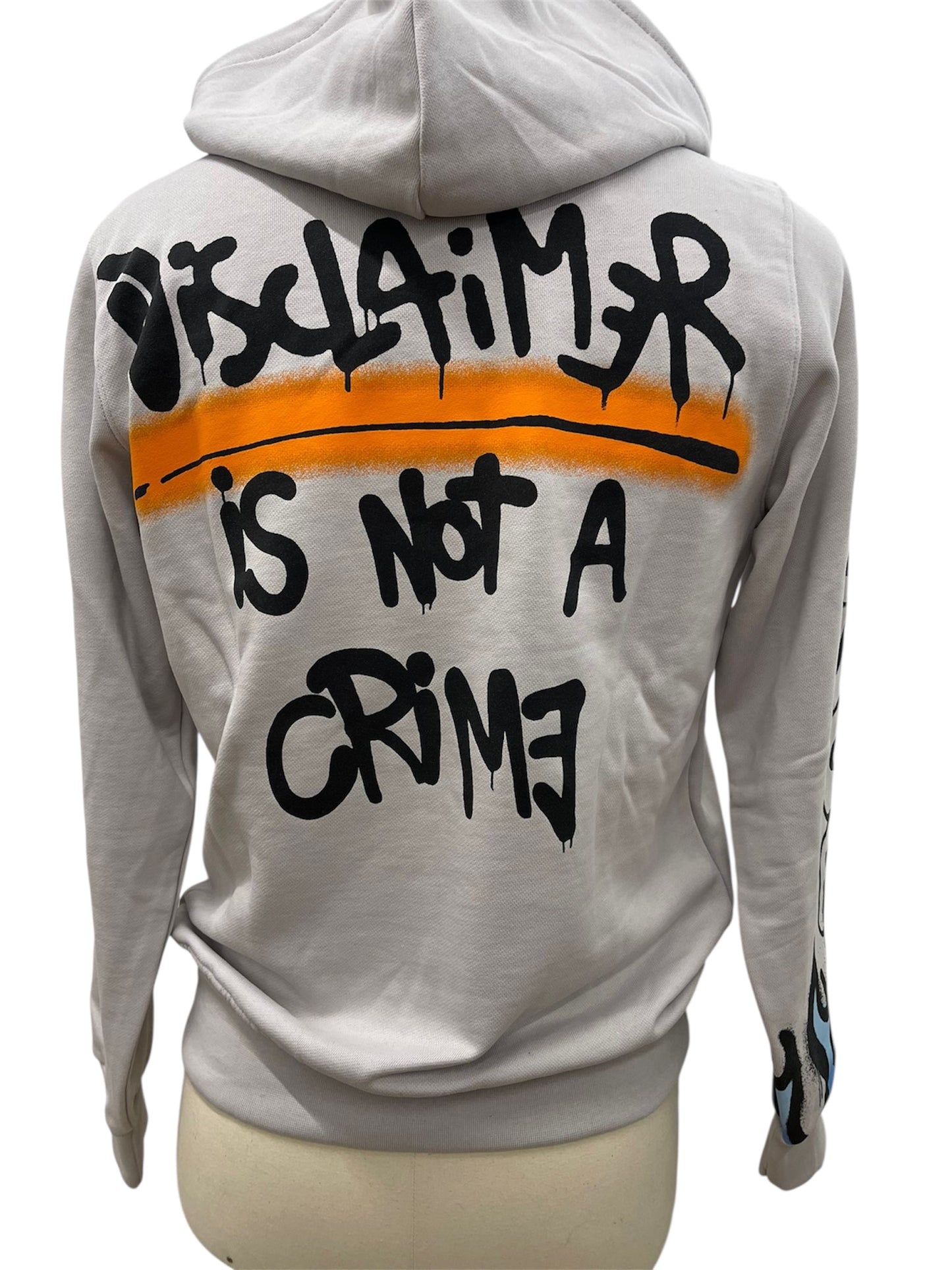 Disclaimer Felpa con cappuccio