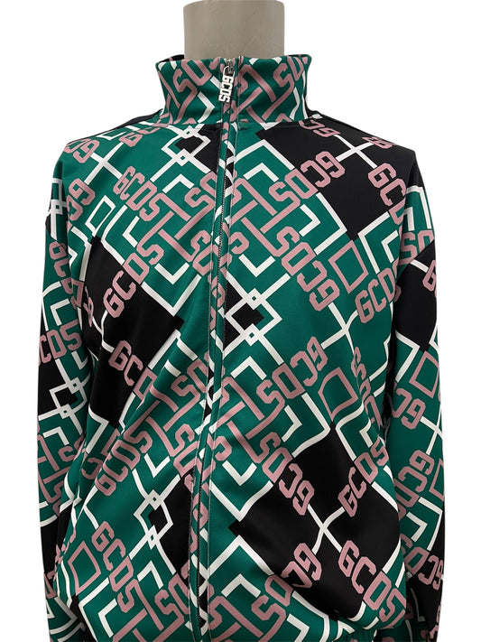 GCDS felpa multicolor – Logo All Over