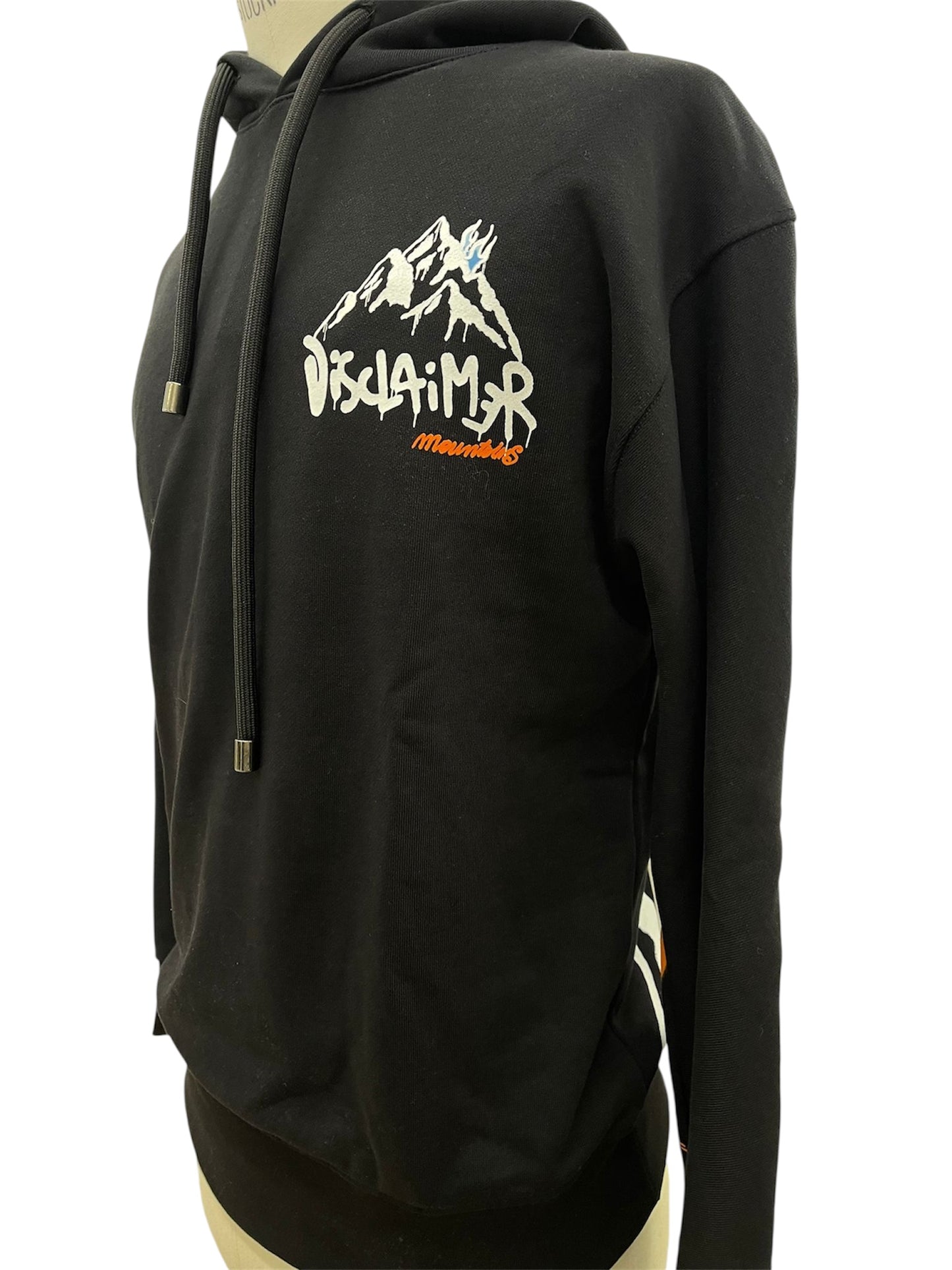 Disclaimer Felpa Hoodie nera con cappuccio