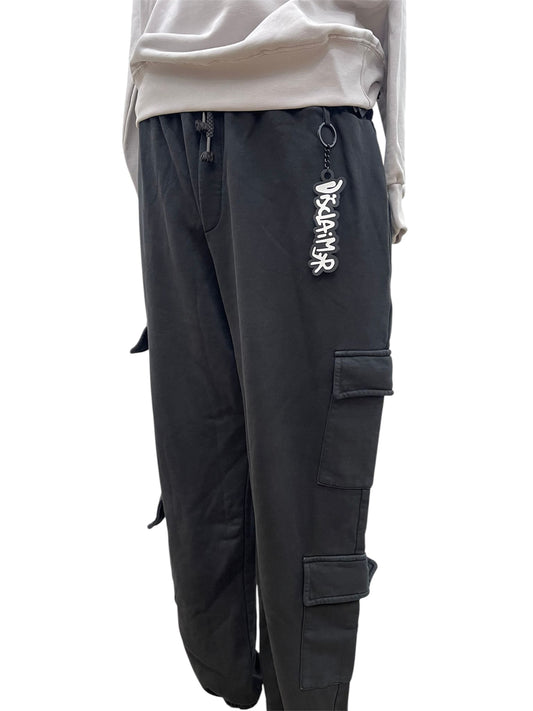 Disclaimer Pantaloni cargo neri