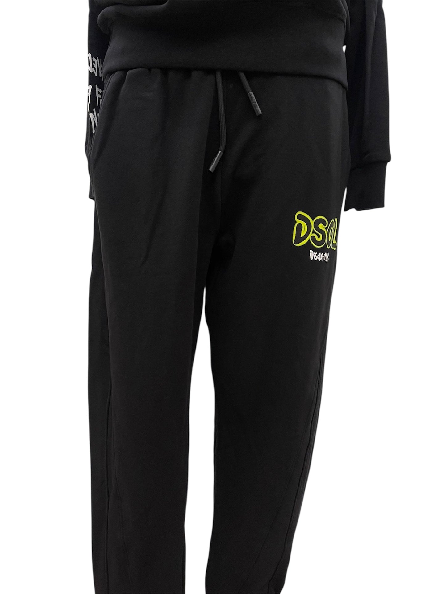 Disclaimer Pantalone Tuta Nero – DSCL