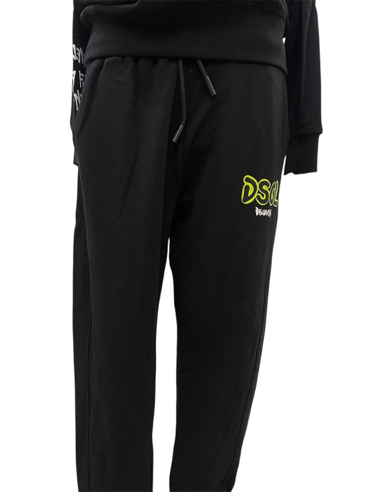 Disclaimer Pantalone Tuta Nero – DSCL