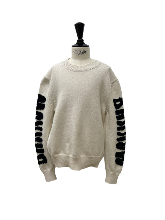 Barrow bambino House maglione oversize logo smiley