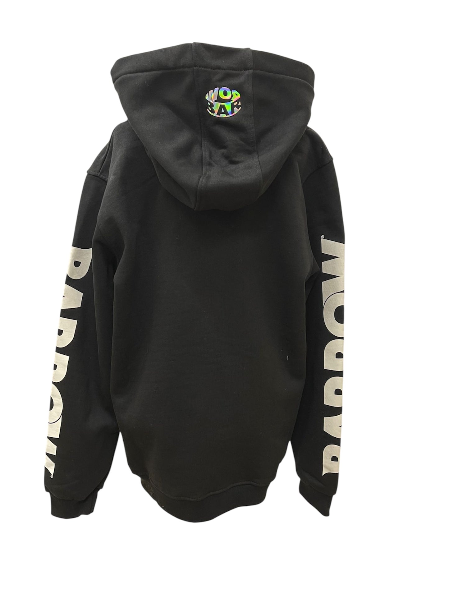 Barrow Bambino felpa nera smiley fluo