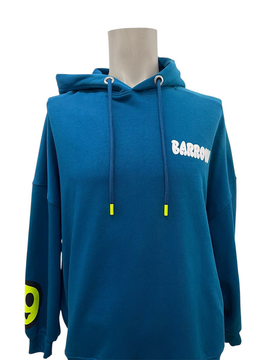 Barrow felpa azzurra con smiley