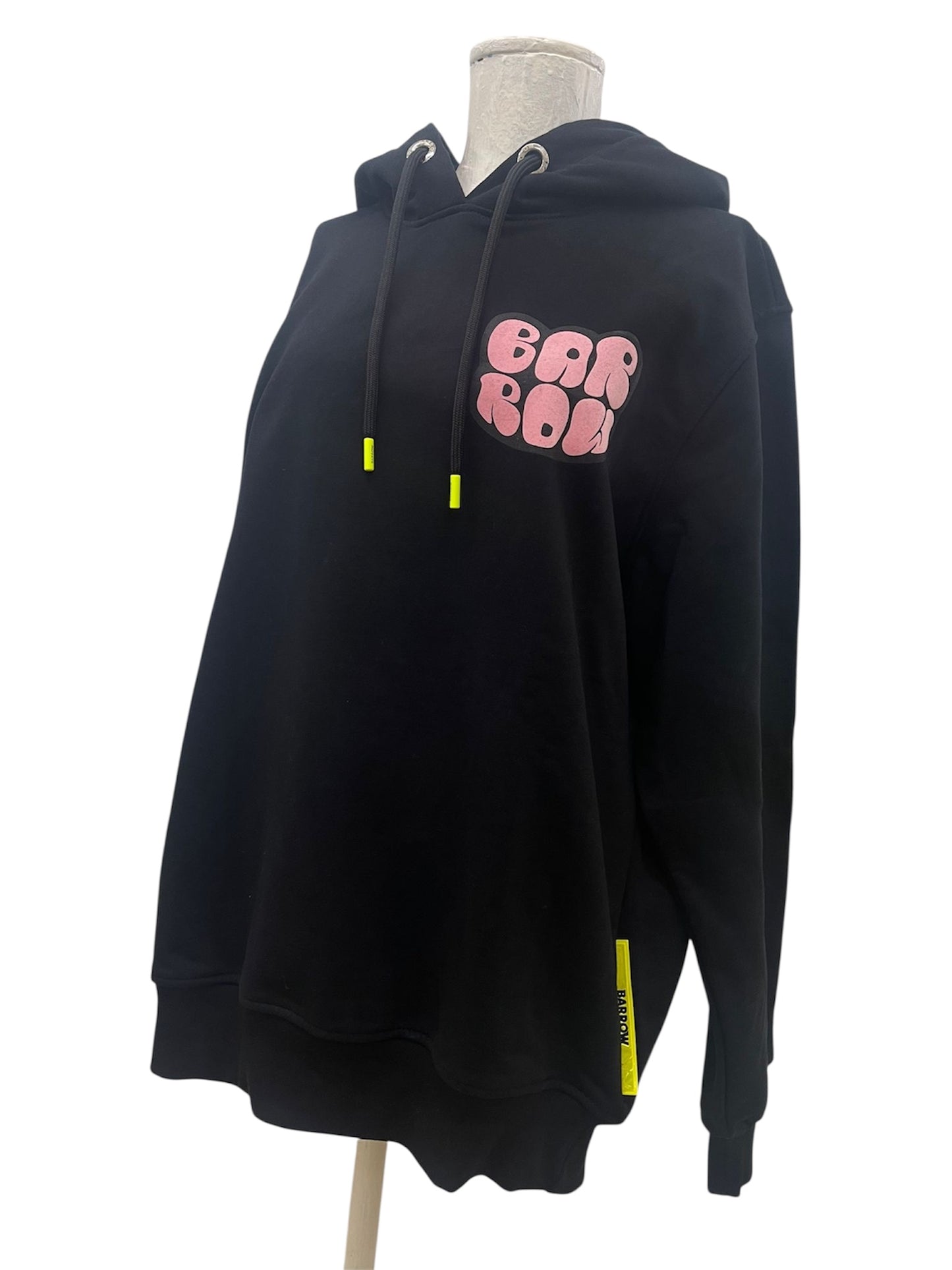 Barrow felpa con cappuccio nera con stampa palloncino