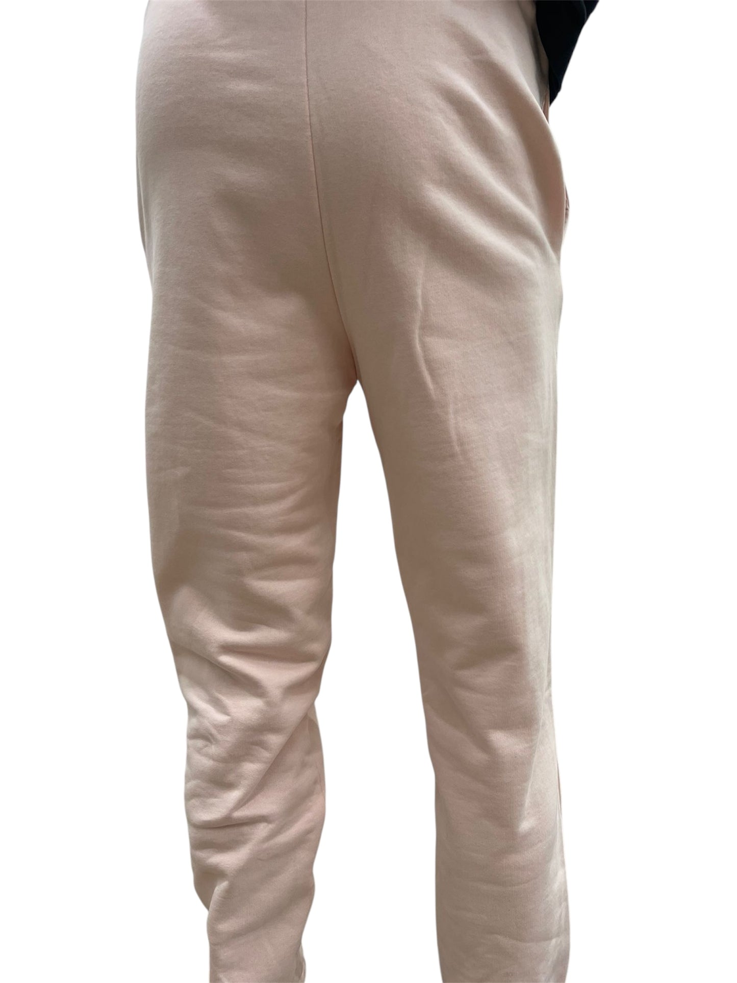 Hinnominate pantaloni jogger rosa chiaro con logo