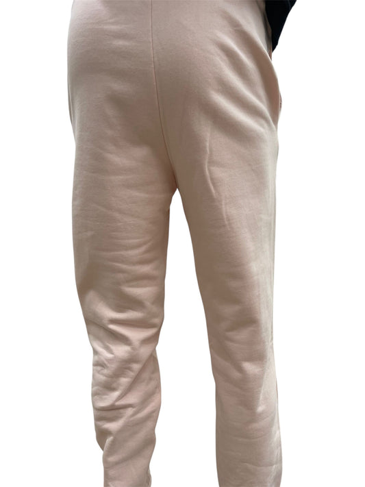 Hinnominate pantaloni jogger rosa chiaro con logo
