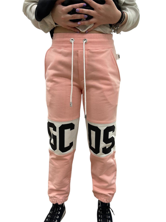 GCDS pantaloni jogger rosa