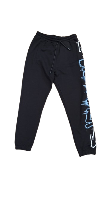 Disclaimer pantalone tuta con scritta